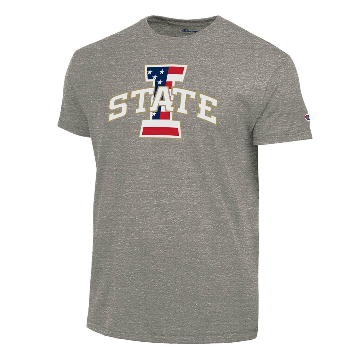 Champion® Patriotic I-State Gunsmoke Gray Triblend Short Sleeve T-Shirt vendor image